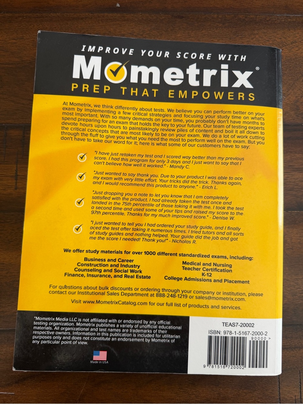Mometrix ATI TEAS 7 Secrets Study Guide Prep Book Practice Tests Nursing Exam - Picture 2 of 2